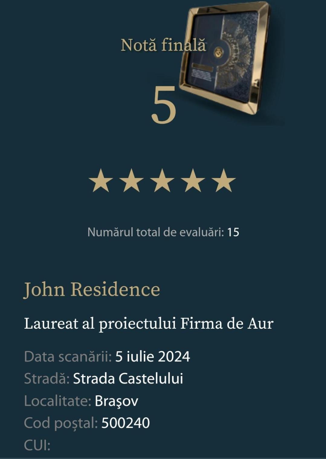 John Residence Apartment Brasov With Parking Option Екстер'єр фото